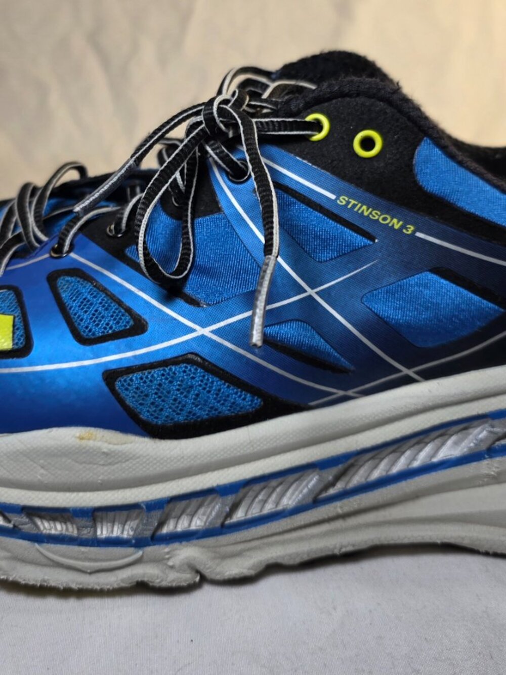 Hoka One One Stinson 3 ATR Trail Running Shoes Blue and Black See Desc for Size - Picture 5 of 16